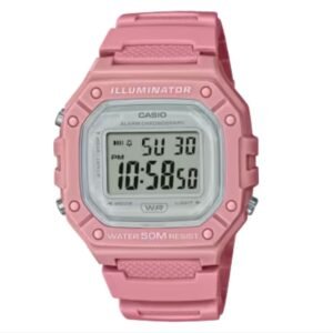 CASIO Women's Digital Watch - W-218HC-4AVDF