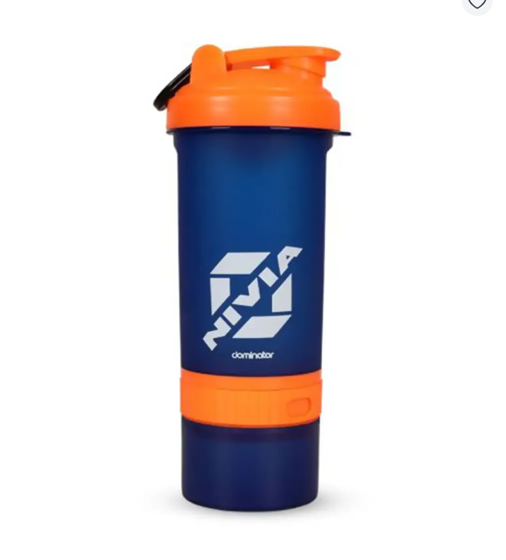 NIVIA Dominator 2.0 Sports Water Bottle 650ml 1302RB | Leak-Proof Gym & Fitness Sipper